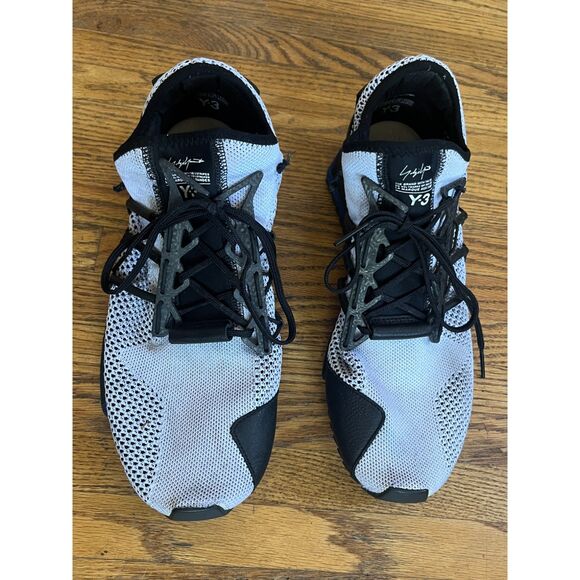 Y3 White Black Yohji Yamamoto Running Basketball Sneakers Trainers  Mens Sz 11.5 - Picture 10 of 14